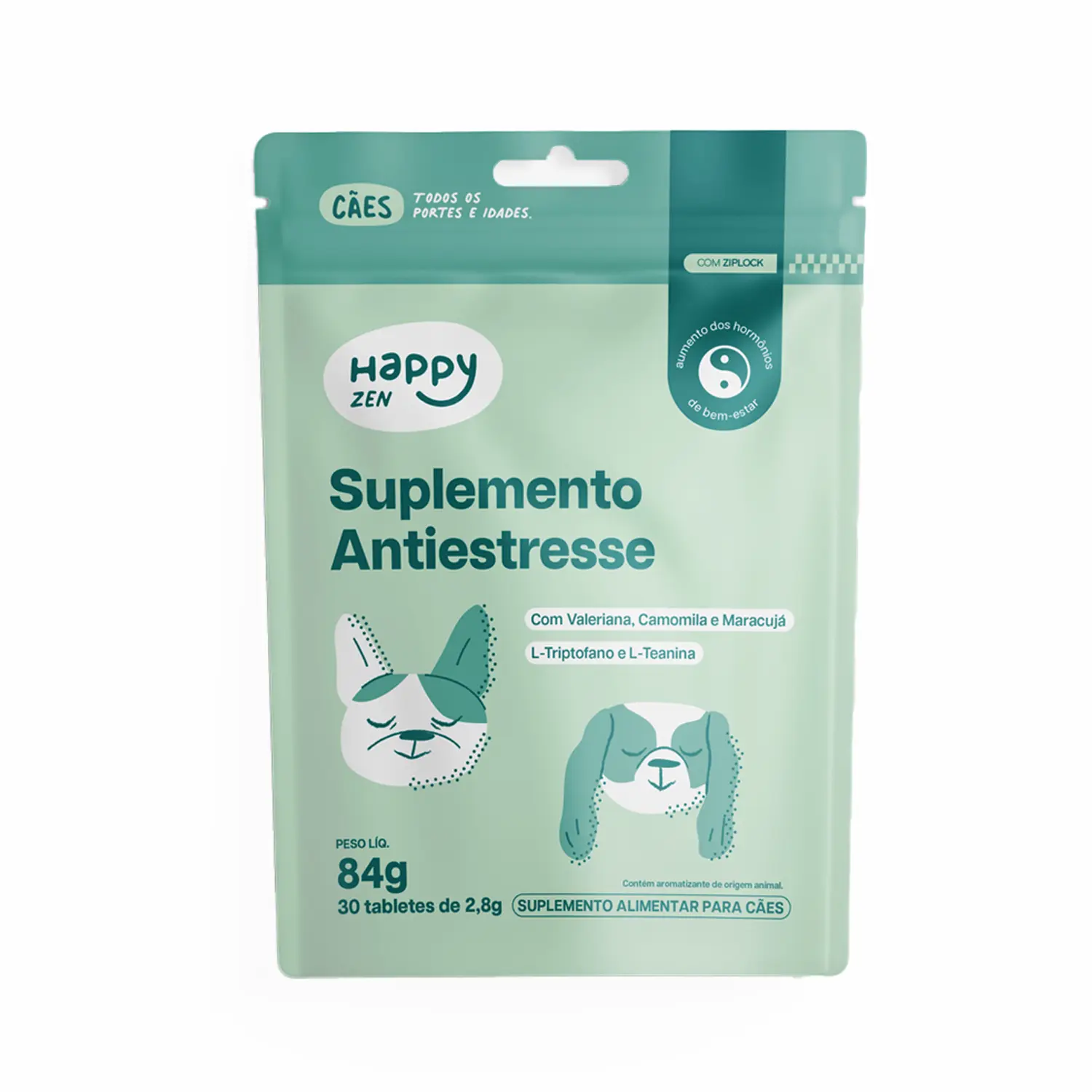 Suplemento Happy Zen Antiestresse para Cães Happy Med